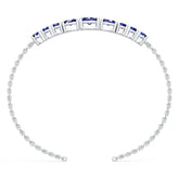 18K Gold Semi Mount Bracelet Setting Round Ro 6x4mm Syz Jewelry
