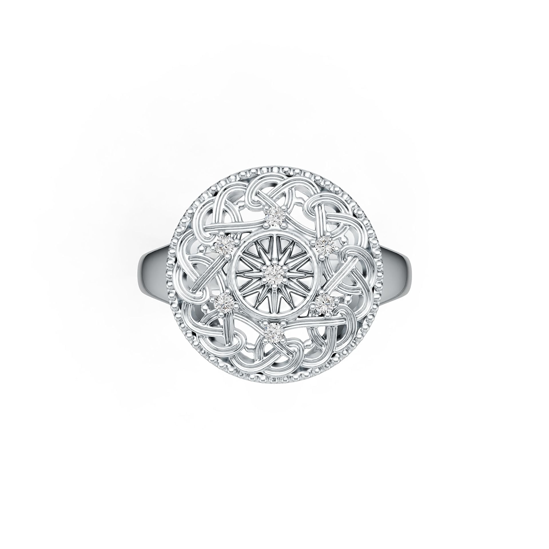Sterling Silver Ring DHJ