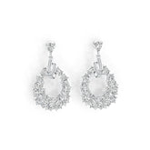 Sterling Silver Semi Mount Earrings Setting Pear PE 6x4mm OV 5x3mm OV 4x3mm DHJ