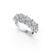 18K Gold Semi Mount Ring Setting Pear PE 5X3mm Diamond Accent DHJ