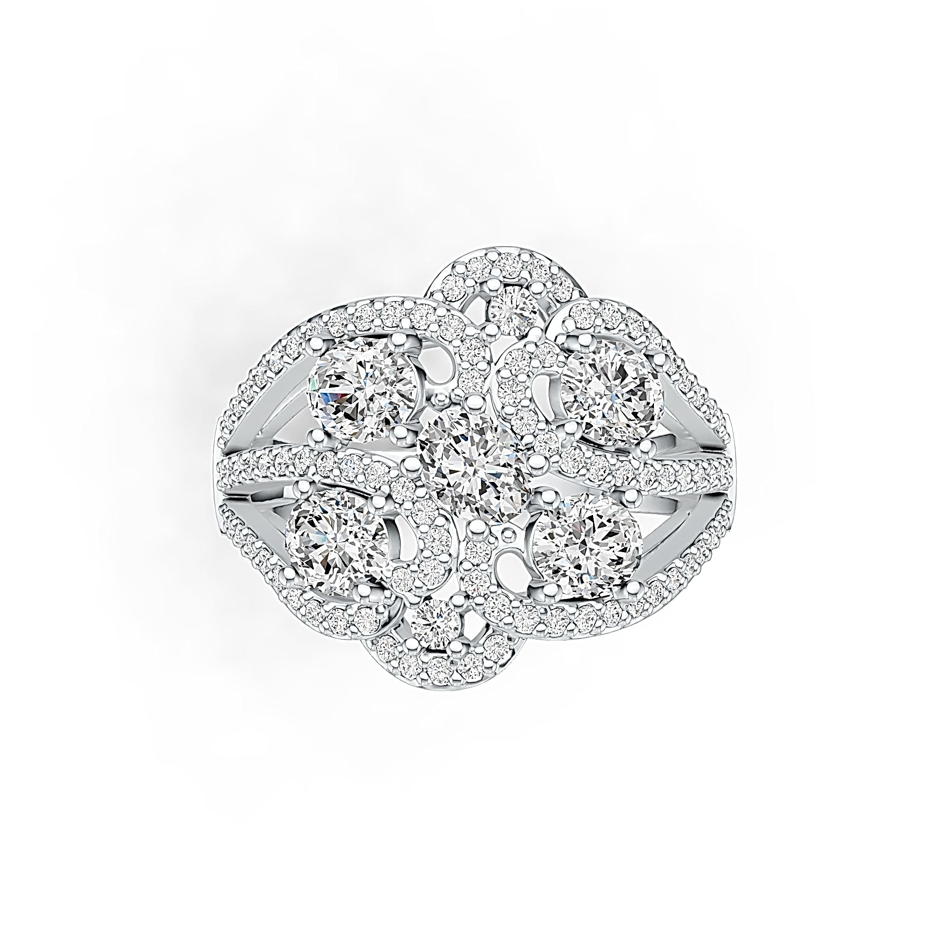 Sterling Silver Semi Mount Ring Setting Oval OV 5X4mm DHJ