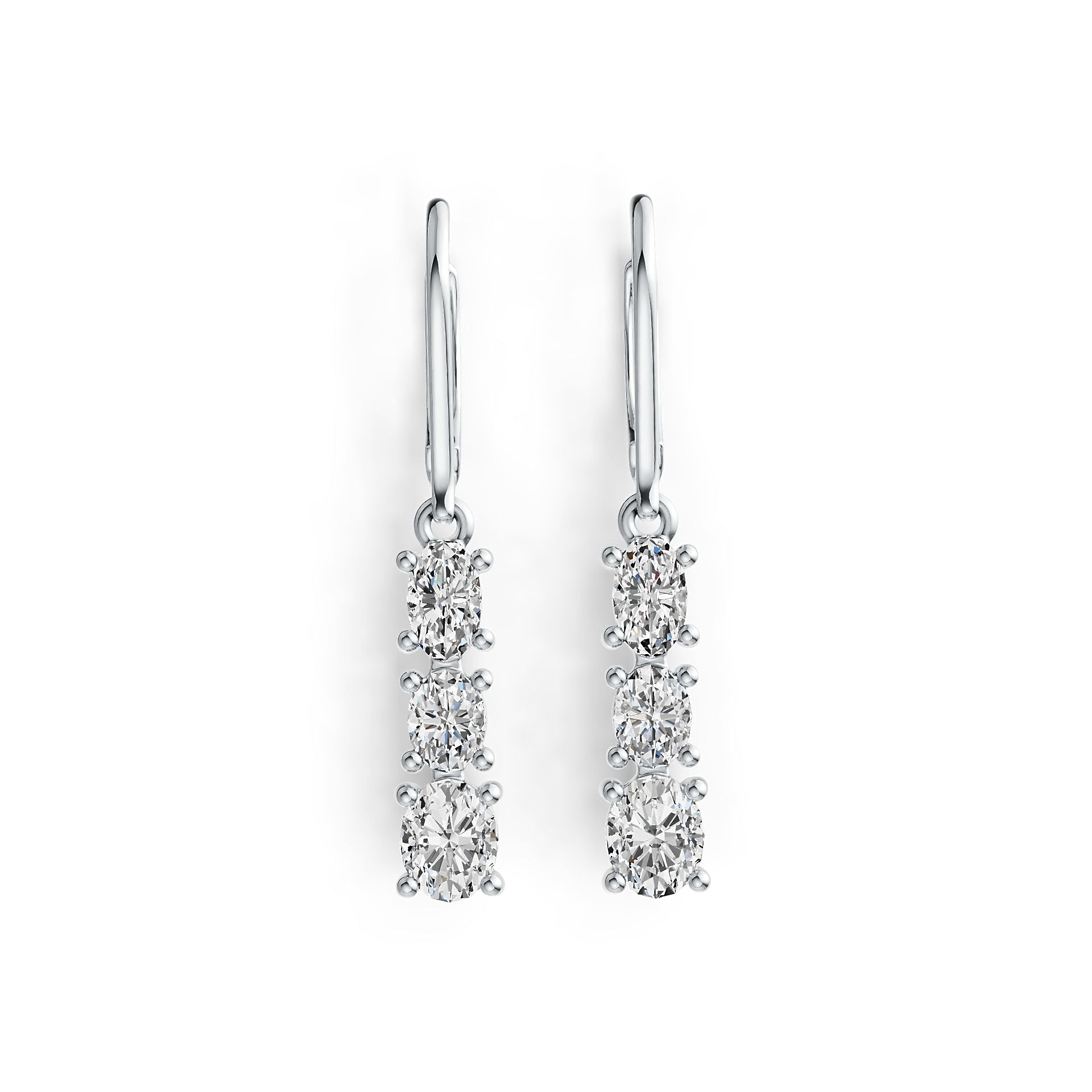 Sterling Silver Semi Mount Earrings Setting Oval OV 5X4mm OV 5X3mm OV 4X3mm DHJ