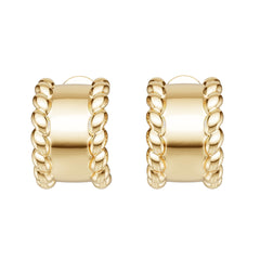 10K Gold Semi Mount Earrings Setting Round Ro 6x6mm Syz Jewelry