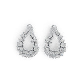 10K Gold Semi Mount Earrings Setting Oval OV 5X4mm OV 5X3mm OV 4X3mm Moissanite Accent DHJ