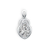 Sterling Silver Semi Mount Pendant Setting Oval OV 10X8mm DHJ