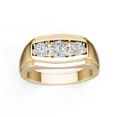 Platinum Semi Mount Ring Setting Round Ro 5x5mm Diamond Accent Syz Jewelry
