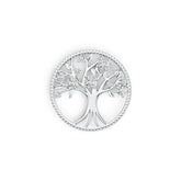 10K Gold Semi Mount Pendant Setting Round RD 4mm 3mm 2mm Tree Of Life Theme DHJ