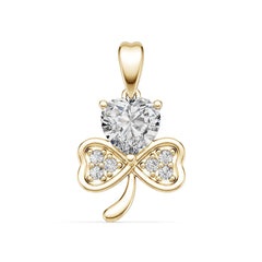 Platinum Semi Mount Pendant Setting Heart He 75x75mm Diamond Accent Syz Jewelry