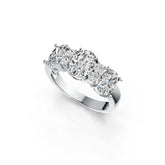 10K Gold Semi Mount Ring Setting Oval OV 8X6mm OV 7X5mm with Moissanite Accent DHJ