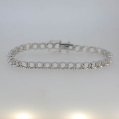 10K Gold Semi Mount Tennis Bracelet Setting Round RD 5x5mm Syzjewelry