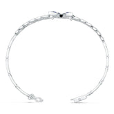 Platinum Semi Mount Bracelet Setting Round Ro 3x3mm Syz Jewelry