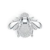 10K Gold Pendant Bee Theme with or Moissanite Moissanite Accent DHJ