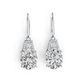 Sterling Silver Semi Mount Earrings Setting Oval OV 11X9mm DHJ