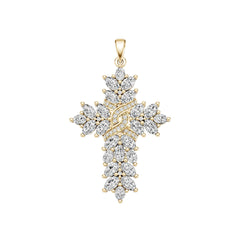 18K Gold Semi Mount Pendant Setting Oval Ov 5x3mm Diamond Accent Syz Jewelry