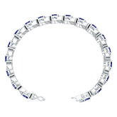Platinum Semi Mount Bracelet Setting Oval Ov 6x4mm Syz Jewelry