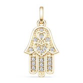 18K Gold Semi Mount Pendant Setting Round Ro 1x1mm Syz Jewelry