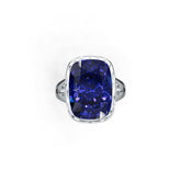 Sterling Silver Semi Mount Ring Setting Cushion Cu 19x14mm Syzjewelry
