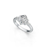 14K Gold Semi Mount Ring Setting Oval OV 10X8mm M0075DK21205R Diamond Accent Syzjewelry