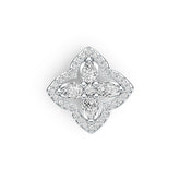 Sterling Silver Semi Mount Pendant Setting Pear PE 4X3mm Syzjewelry