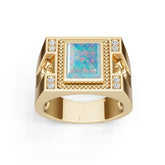 Platinum Semi Mount Ring Setting Round Ro 10x8mm Syz Jewelry