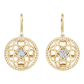 Sterling Silver Semi Mount Earrings Setting Round Ro 6x6mm DHJ