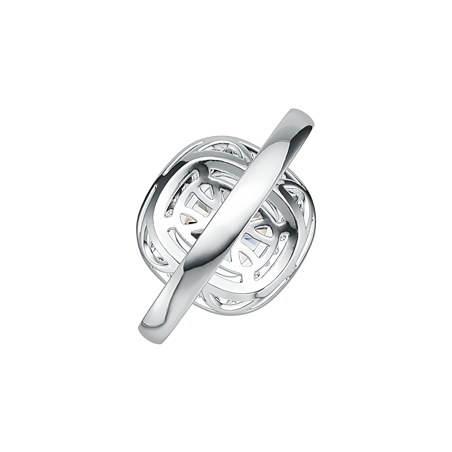 Sterling Silver Semi Mount Ring Setting Cushion CU 8X8mm Syzjewelry