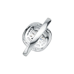 Sterling Silver Semi Mount Ring Setting Cushion CU 8X8mm Syzjewelry