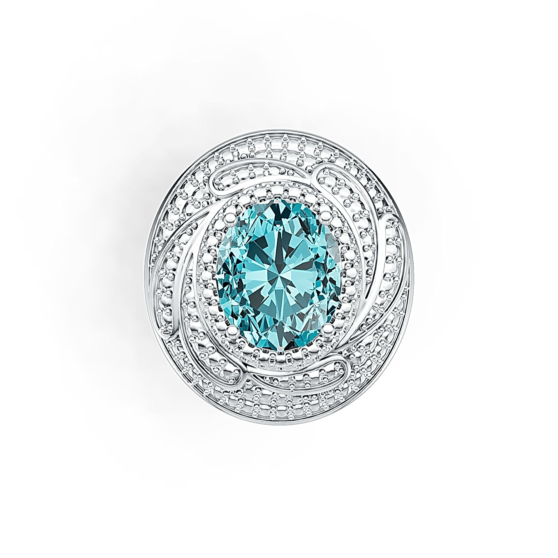 Sterling Silver Semi Mount Ring Setting Oval OV DHJ