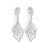 Sterling Silver Semi Mount Earrings Setting Round RD 3x3mm DHJ