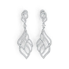 Sterling Silver Semi Mount Earrings Setting Round RD 3x3mm DHJ