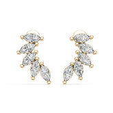 Sterling Silver Semi Mount Earrings Setting Marquise Ma 5x2mm DHJ