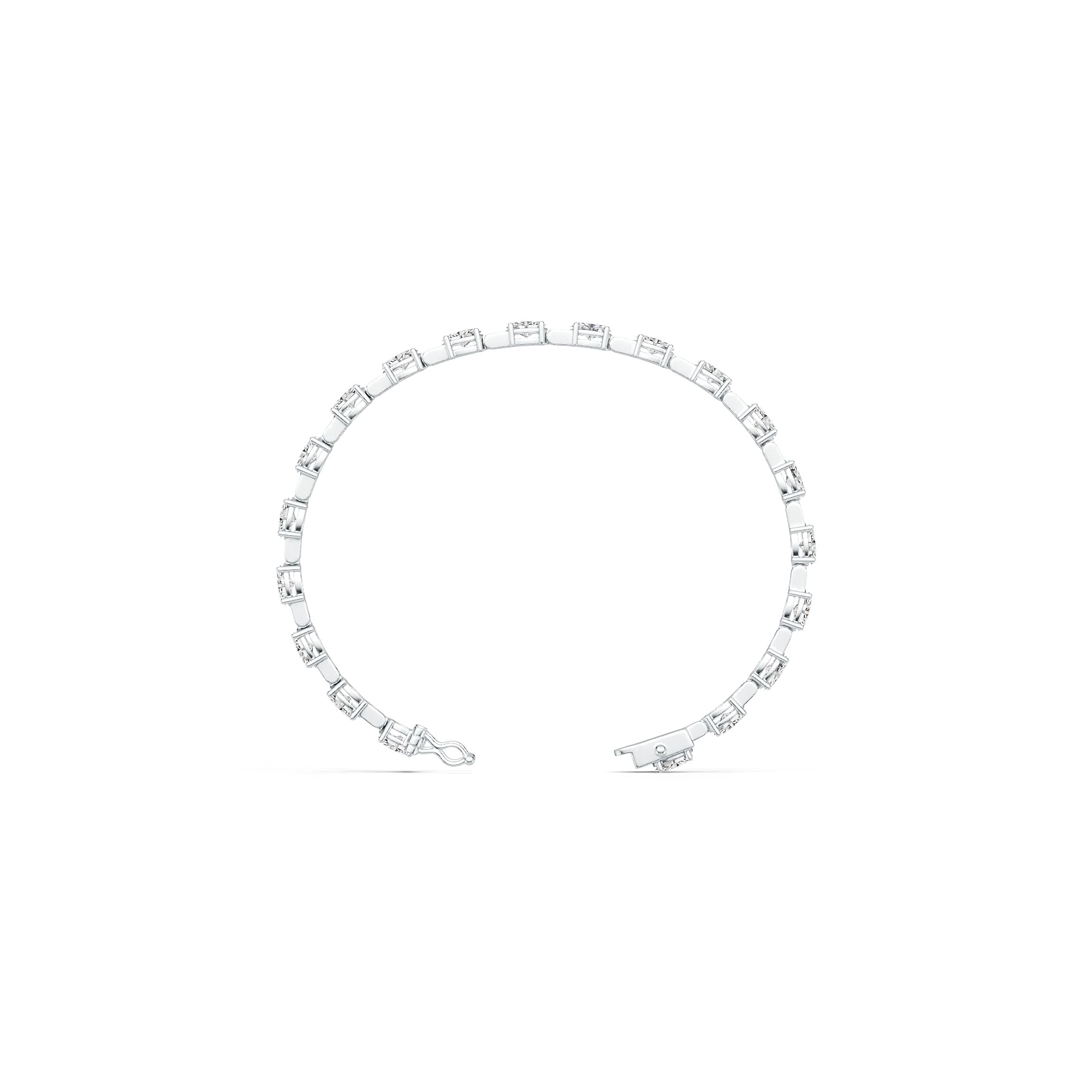 Sterling Silver Semi Mount Tennis Bracelet Setting DHJ