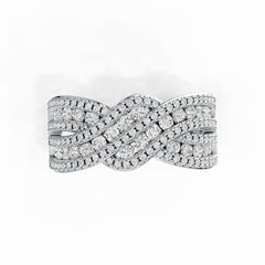 Sterling Silver Semi Mount Ring Setting Round RD 2x2mm