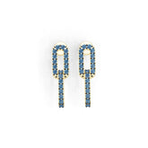 10K 14K Gold or 14K Gold Semi Mount Earrings Setting Round Rd Diamond Accent Syzjewelry