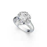 14K Gold Semi Mount Ring Setting Round RD 12X12mm Solitaire DHJ