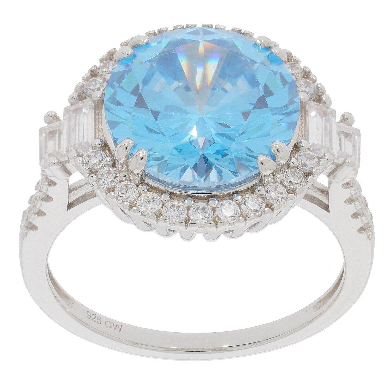 18K Gold Semi Mount Ring Setting Round RD 12x12mm Halo W/ Diamond Accent Syzjewelry