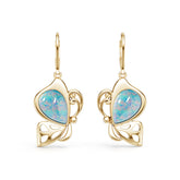 14K Gold Semi Mount Earrings Setting Round Ro 11x9mm Syz Jewelry