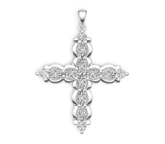 Sterling Silver Semi Mount Pendant Setting Oval OV 5x3mm DHJ