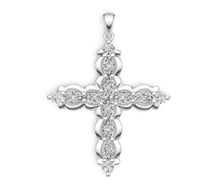 Sterling Silver Semi Mount Pendant Setting Oval OV 5x3mm DHJ