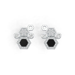 Sterling Silver Semi Mount Earrings Setting Round RD 2.6mm DHJ