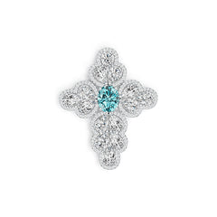 Sterling Silver Semi Mount Pendant Setting Oval OV 10X8mm PE 7X5mm DHJ