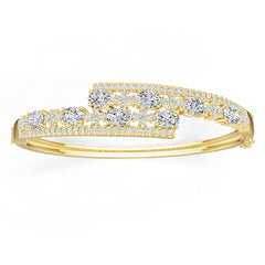 Platinum Semi Mount Ring Setting Oval Ov 7x5mm Diamond Accent Syz Jewelry