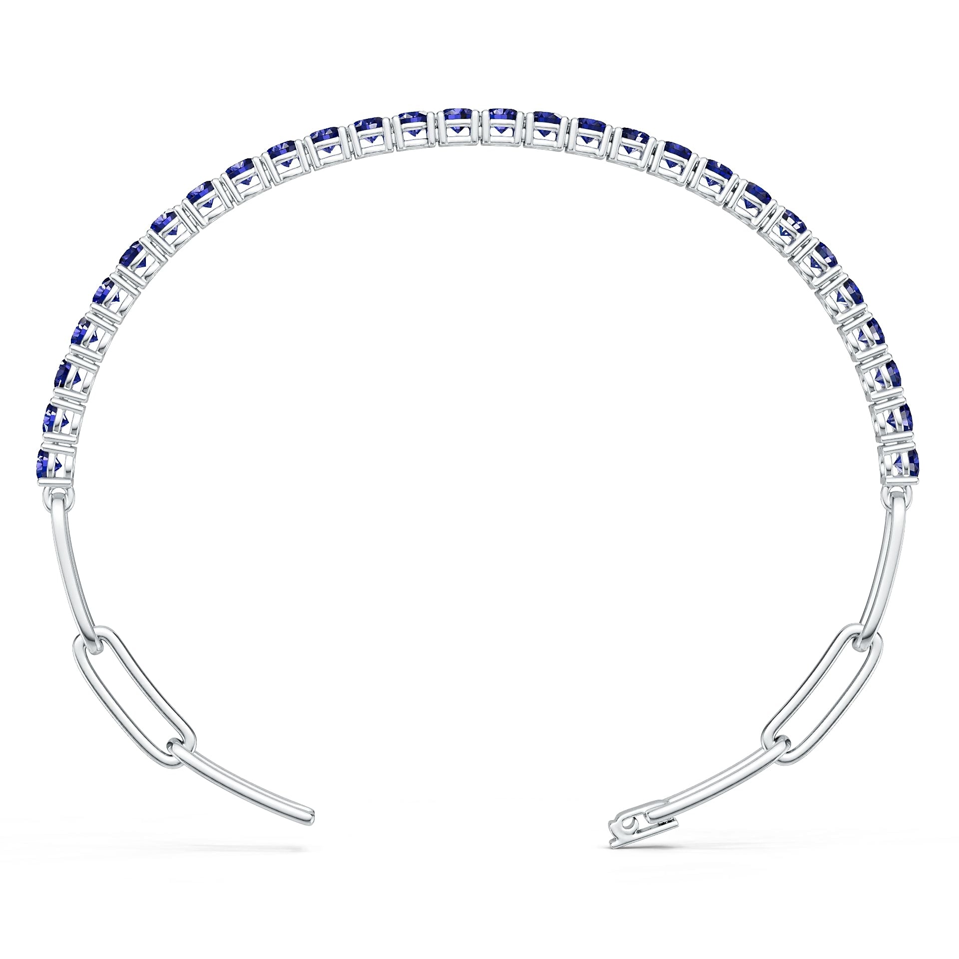 Sterling Silver Semi Mount Bracelet Setting Round Ro 4x4mm DHJ