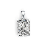 10K Gold Semi Mount Pendant Setting Emerald OCT 14X10mm DHJ