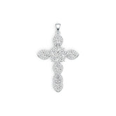 10K Gold Semi Mount Pendant Setting Heart HT 5X5mm PE 5X4mm RD 4X4mm Moissanite Accent DHJ