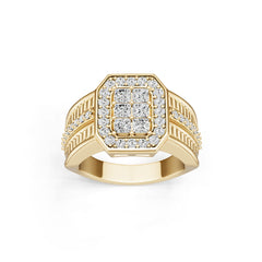 10K Gold Semi Mount Ring Setting Round Ro 6x6mm Syz Jewelry