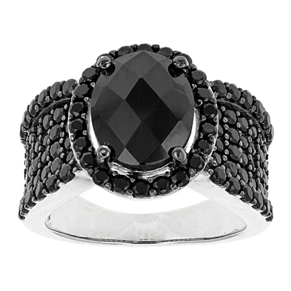 Platinum Semi Mount Ring Setting Oval OV 10X8mm Diamond Accent DHJ