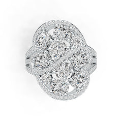 Sterling Silver Semi Mount Ring Setting Oval OV 5X4mm DHJ