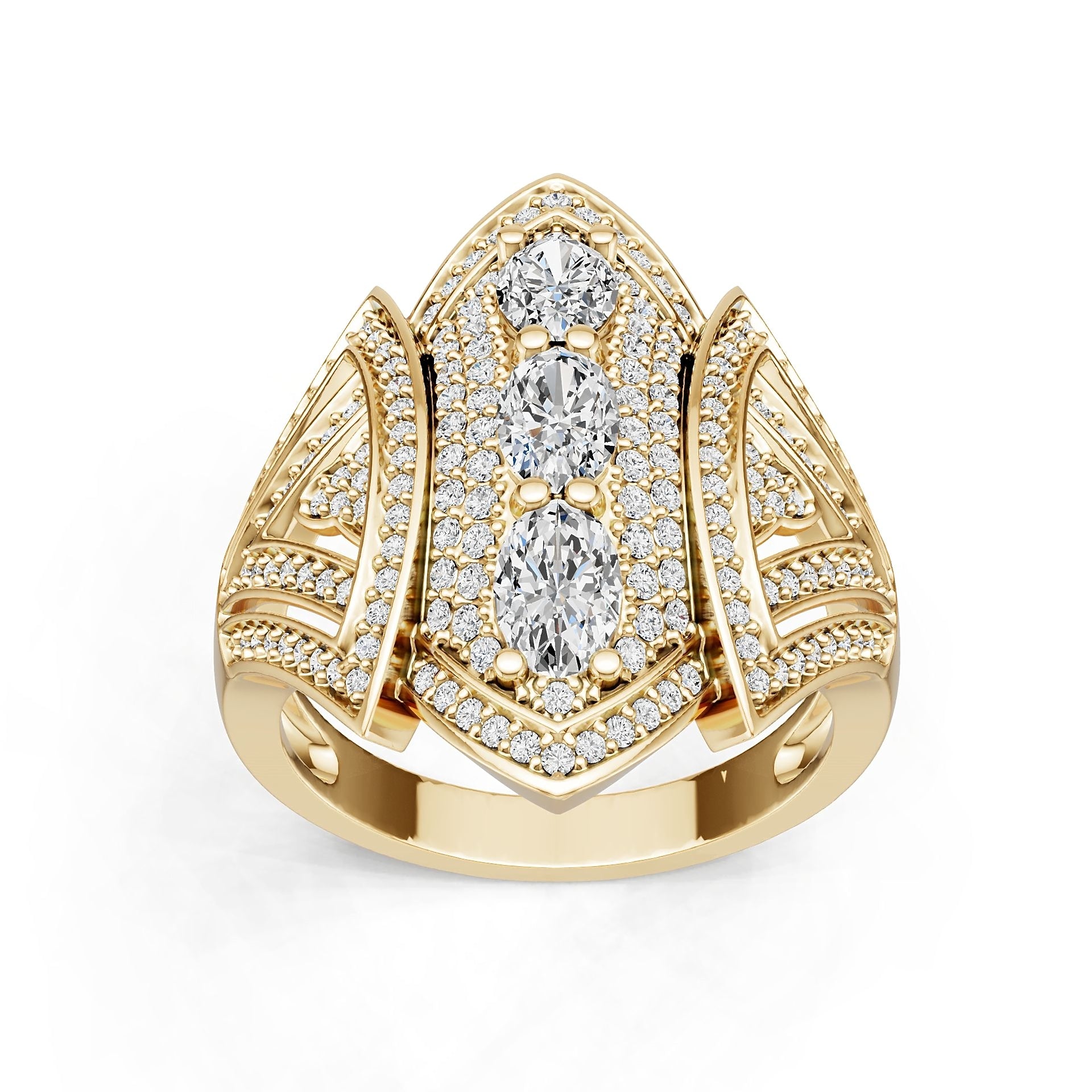 Platinum Semi Mount Ring Setting Oval Ov 5x4mm Diamond Accent Syz Jewelry