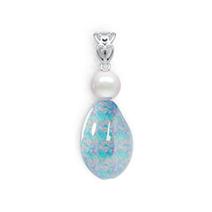 Sterling Silver Semi Mount Pendant Setting Round RD 8.5mm DHJ